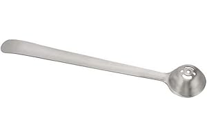Long Handle Slotted Spoon, Olive Spoon With Drain Hole Colander Stainless Steel Spoon Serving Tools Jar Serving Tools Attract