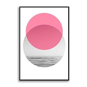 Framed Canvas Home Artwork Decoration Abstract Canvas Wall Art for Living Room, Bedroom - 16x24 inches