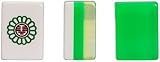 Yellow Mountain Imports Chinese Mahjong Set Emerald 148 Translucent Green Tiles view 6
