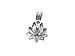 Lotus Blossom Bead Cage - Old School Geekery Brand Jewelry Making Supplies - Hollow Silver Plated Bead Cage Pendant