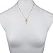 Lux Accessories Pave Tennis Racket Ball Simple Sport Pendant Necklace