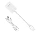 WEme Active HDMI to VGA Adapter 1080P Male to Female Converter with Micro USB Power Port for PC/TV/Laptop/Notebook/HD DVD in White