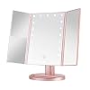 Sevillin Makeup Mirror with Lights,22 LED Vanity Mirror with 1X/2X3X Magnifica,Touch Screen Switch,Dual Power Supply…