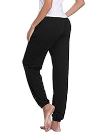 Pantalones de pijama de algodón para dama con bolsillos
