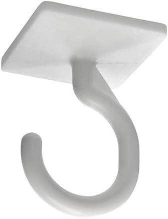 Direct Bazaar Square Adhesive Hook Buttons, 25mm x 25mm, Adhesive Foam Base