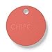Chipolo Plus Smart Keyring Bluetooth Tracker, Phone Finder, Key Finder, Wallet Finder, Item Finder - Coral Red