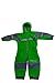 OAKI Rain & Trail Suit - Kid &Toddler - Girl & Boy One Piece Rain Jacket & Pant Classic Green, 6-7