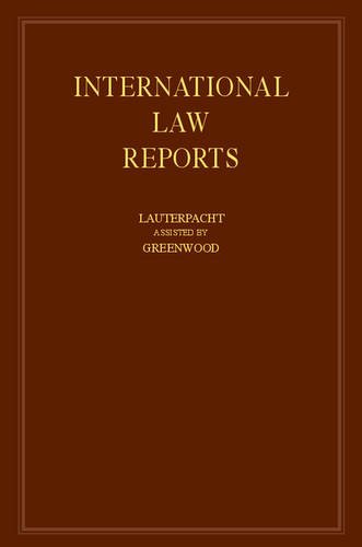 International Law Reports (Volume 81)
