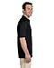 Jerzees mens 5.6 oz. 50/50 Jersey Polo with SpotShield(437)-BLACK-XL