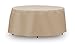 Protective Covers Weatherproof Table Cover, 48 Inch x 54 Inch, Round Table, Tan - 1154-TN