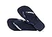Havaianas Women's Brazil Logo Flip Flop Sandal, Navy Blue, 9