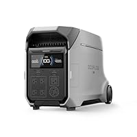 EF ECOFLOW DELTA Pro 3 Portable Power Station, 4096Wh LFP Battery, Expandable to 48kWh, 120/240V 4000W AC Output, Solar Generator for Home Use, Camping Accessories, Emergencies, Power Outages, RVs