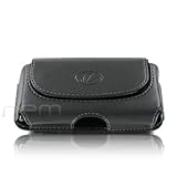 Brand New Black Color Horizontal Leather Cover Belt Clip Side Case Pouch For Nokia X3 Touch and Type X3-02