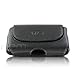 Black Color Horizontal Leather Cover Belt Clip Side Case Pouch For Nokia X3 Touch and Type X3-02