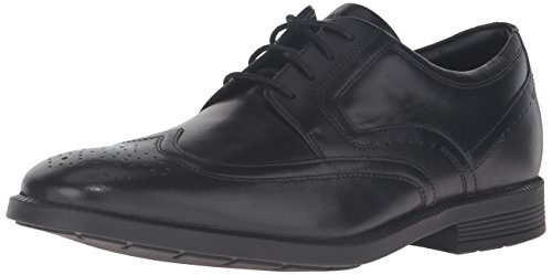 Rockport Men's Dressports Business Wing Tip Oxford, Black, 11 Wide US