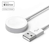 Uoeos Magnetic Wireless Charger for iWatch Charger for iwatch Series 5 4 3 2 1 3.3ft Fast Portable iWatch Charger(Support OS6.1)