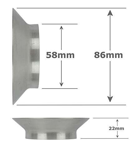 Fülltrichter für Kaffeemühle - gegen Streuverluste - rund - für Siebträger mit 58 mm Durchmesser – Bild 7
