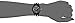 Nine West Women's NW/1932BKRG Matte Black Rubberized Bracelet Watch
