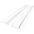 Linda’s Essentials Silicone Stove Gap Covers (2 Pack), Heat Resistant Oven Gap Filler Seals Gaps Between Stovetop and Counter, Easy to Clean Stove Gap Guard (30 Inches, Clear)