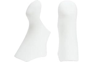 Silicone Brake Lever Hoods for ST2300/ST3400 – Non-Slip Gear Shift Covers, Weather-Resistant, Comfortable Grip, 46g/Pair(Whit