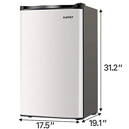 6 Kuppet+Mini+Refrigerator+Refrigerator+Small+Basement+Stainless