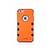 Splendid(TM); for iPhone 6/6s case, iPhone 6/6s Black and Orange Drop Protection Hybrid Triple Layer Tough Armor high Impact Defender Hard Plastic Soft Silicone Skin Cover case (Armor Orange i6)