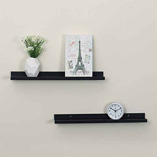 image for love furniture Set of 2 Wooden Floating Picture Display Ledge Shelves 