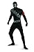 Snake Eyes Deluxe Bodysuit Costume,Black,Medium/38-40