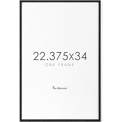 Black Poster Frame 22.375x34 for Wall, 22.375x34