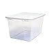 HOMZ Snaplock Clear Storage Bin with Lid