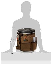 Wild River by CLC wt3507 Tackle Tek Rigger Lighted Organizador de cubeta con alicates titular y dos bandejas de Pt3500