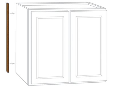 A Usa Made Product Continental Cabinets Wall Base Filler For