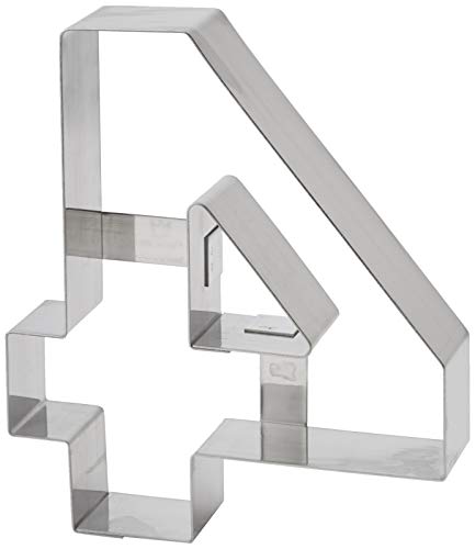 Martellato 30H4X04 Stainless Steel Number Four Ring, 200 mm, Grey