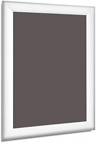 White A4 A3 A2 A1 A0 Mitred Snap Frames Wall Posters Holder Click Frame Picture Clip Display Retail Wall Notice Boards (A1 Portrait)