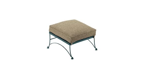 Amazon Com Woodard 5n0086 Verona Ottoman With Cushion Patio Ottomans Baby
