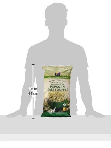 365 BY WHOLE FOODS MARKET, ORGANIC REDUCED FAT AND SODIUM POPCORN, 6 OUNCE