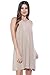 A+D Women’s Halter Tank Summer Dress – Casual Flowy Swing Tunic Sundress