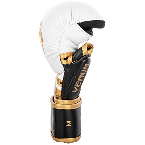 Venum Challenger 3.0 Sparring Gloves - White/Black/Gold - S