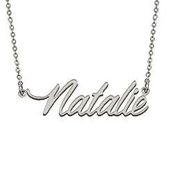 HUAN XUN Custom Made Women Name Necklace Stainless