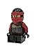LEGO Ninjago Sky Pirates Kai Kids Minifigure Light up Alarm Clock | red/Black | Plastic | 9.5 inches Tall | LCD Display | boy Girl | Official