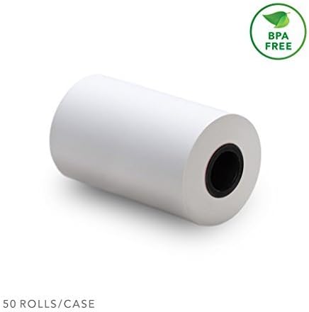BPA Free Thermal Paper Roll Ingenico ICT220 ICT250 Verifone VX520 Clover Flex 2 1/4" X 60' (50 Rolls)