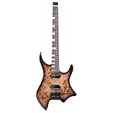 Leo Jaymz 6 Strings Headless Electric Guitar - Full