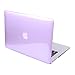 HDE MacBook Air 13 Glossy Case Hard Shell See Through Plastic Snap On Case Fits Models A1369 / A1466 (Purple)