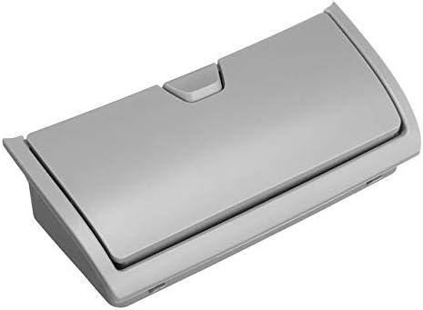 Niehfit Black Grey Car Sunglasses Case Holder Eye Glasses Box Cage Clip Organizer Plastic Storage Box Color Gray