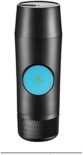 YXDEW 2 in 1 Kapsel & Boden Mini Espresso tragbare Kaffeemaschine Heiße und kalte Extraktion USB-elektrisches…