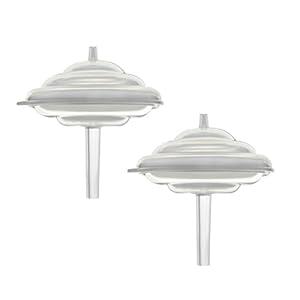 Image of Maymom Backflow Protector, Long Stem, for Spectra S1, S2 and 9 Pumps to use Medela Flanges and Medela Parts; 2pc