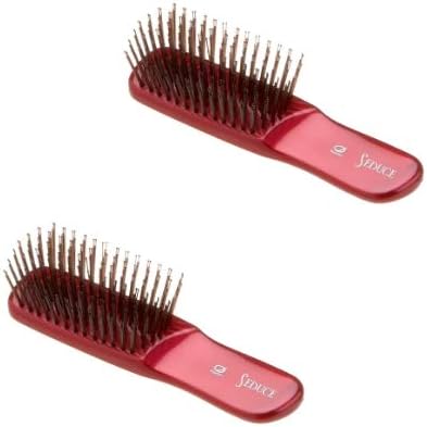Hair Care Brush S SEN-455 (Red x 2 Sets)
