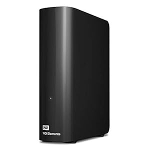 WD 10 TB Elements Desktop External Hard Drive – USB 3.0, Black