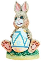 MOULD ONLY Make Your Own models With This Supercast Bunny with Large Egg reusable latex mould