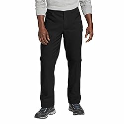 Eddie Bauer Men's Rainier Pants, Black, 33/30